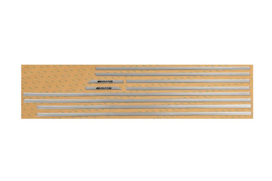 Mercedes G сlass W463 1990-2018 Molduras grises para puertas (inserciones) Image