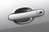 Nissan Tiida 2004-2011 Cubetas para manijas de puerta (4 uds, plastico) foto 1