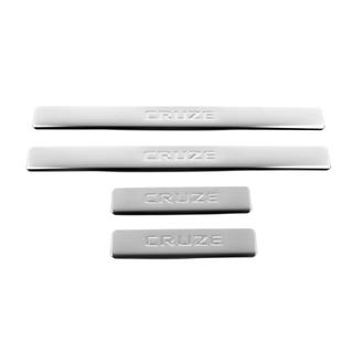 Protectores de umbral de puerta (4 uds, OmsaLine) Chevrolet Cruze 2009–2015 foto 3