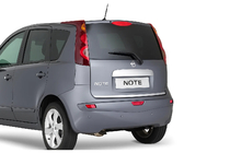 Nissan Note 2004-2012 Moldura de maletero acero inoxidable foto 3