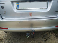 Skoda Octavia II A5 2006-2010 Moldura de maletero acero inoxidable foto 2