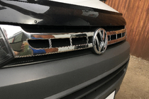 Volkswagen T5 2010-2015 Cubiertas de Parrilla Cromadas (Carmos, 2 uds, Acero Inoxidable) foto 5