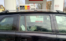 Opel Zafira B 2005–2011 Barras de techo de aluminio (Caravan, cromo) foto 6