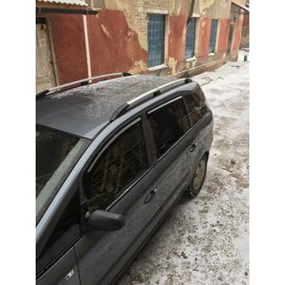 Barras de techo de aluminio (Caravan, cromo) Opel Zafira B 2005–2011 foto 4