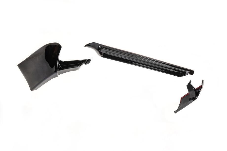 Toyota Land Cruiser Prado 150 2009-2023 Cubiertas de parachoques delanteras y traseras TRD (2017-) Negro Foto 8
