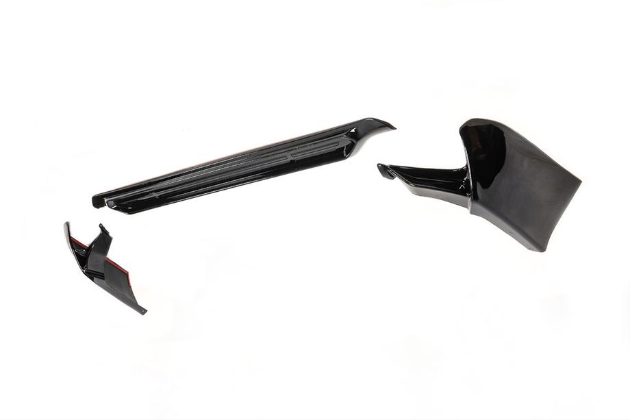 Toyota Land Cruiser Prado 150 2009-2023 Cubiertas de parachoques delanteras y traseras TRD (2017-) Negro Foto 9