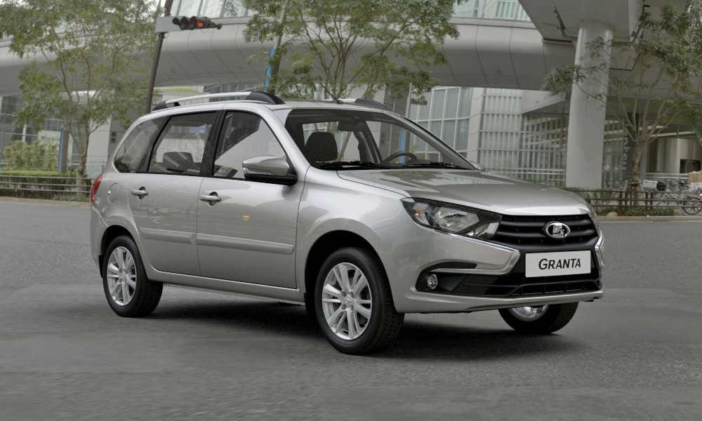 El examen de camioneta Lada Granta SW