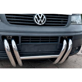 Defensa Delantera ST006-03 Parrilla (Acero Inoxidable) Volkswagen T5 Transporter 2003-2010 foto 4