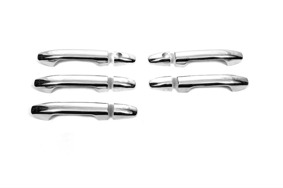 Mercedes Sprinter W907/W910 2018- Cubiertas de manijas de puerta en acero inoxidable 4 uds, OmsaLine - Acero Inoxidable Italiano Foto 6