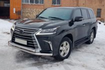 Lexus LX570/450d 2008-2022 Defensa Delantera ST014 (2015+, Acero Inoxidable) foto 7