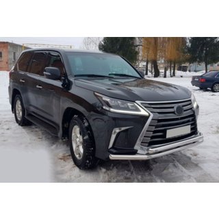 Defensa Delantera ST014 (2015+, Acero Inoxidable) Lexus LX570/450d 2008-2022 foto 2