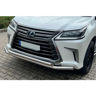 Defensa Delantera ST014 (2015+, Acero Inoxidable) Lexus LX570/450d 2008-2022 foto 1