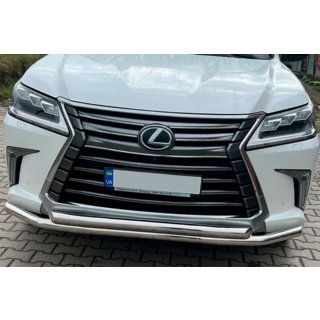 Defensa Delantera ST014 (2015+, Acero Inoxidable) Lexus LX570/450d 2008-2022 foto 4