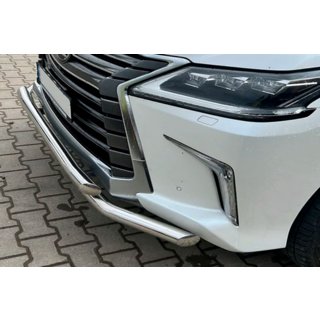 Defensa Delantera ST014 (2015+, Acero Inoxidable) Lexus LX570/450d 2008-2022 foto 3