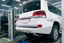 Lexus LX570/450d 2008-2022 Protector Trasero Gronder (Acero Inoxidable) foto 1