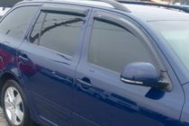 Skoda Octavia II A5 2006-2010 Deflectores de Ventana SW (4 uds, HIC) foto 1