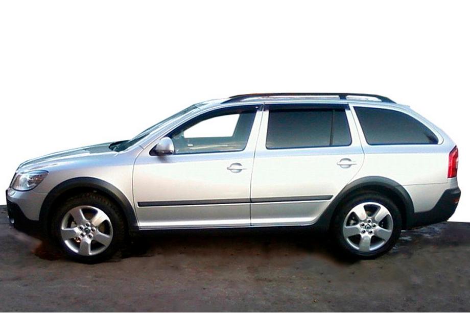 Skoda Octavia II A5 2006-2010 Deflectores de Ventana SW (4 uds, HIC) Foto 9