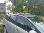 Ford Focus II 2005-2008 Barras de techo de aluminio (Caravan, cromo) foto 6