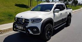 Mercedes X class 2017-2020 Aletines de aleta (ABS) foto 6