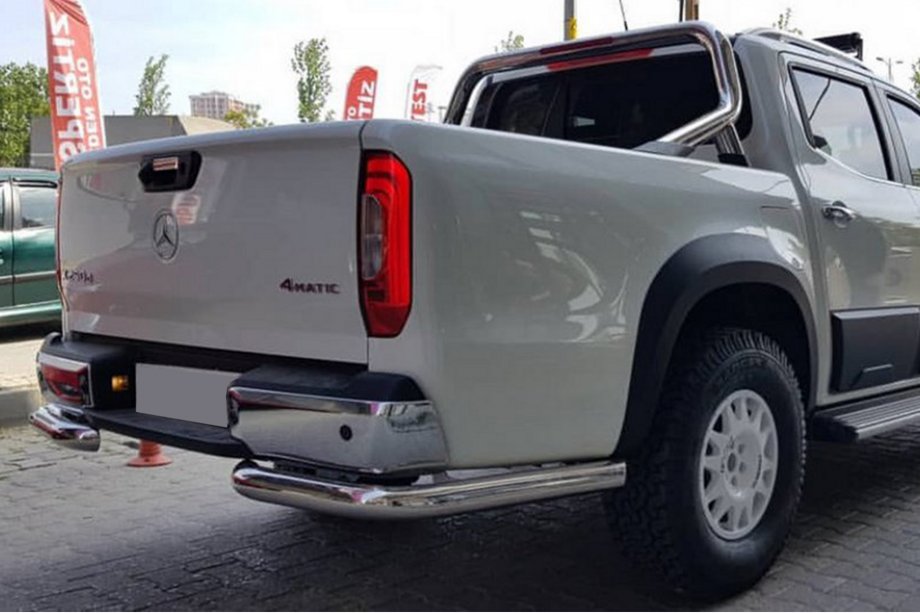 Ford Ranger 2011–2022 Protector trasero AK003 (2018-2022, acero inoxidable) Image