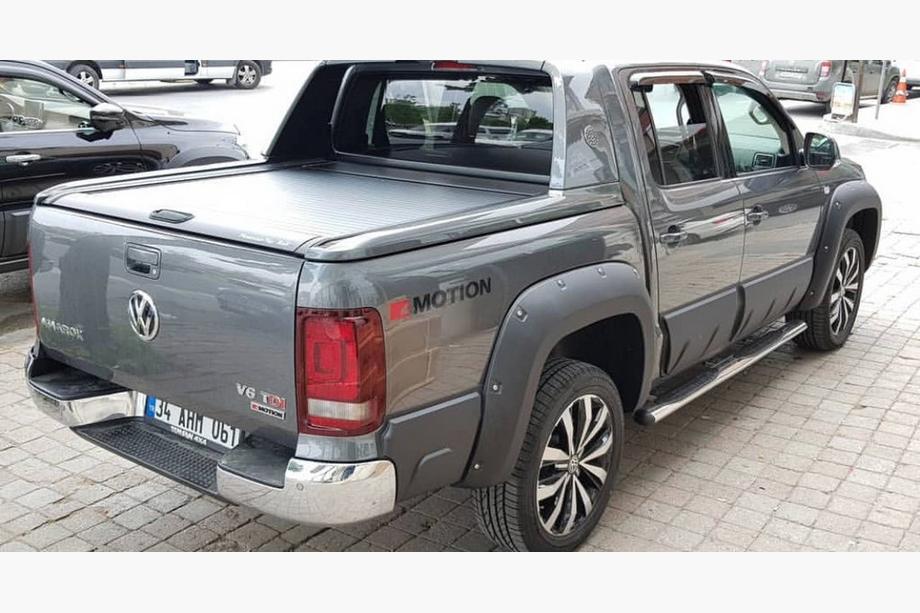 Volkswagen Amarok 2010-2022 Aletines de aleta (fibra de vidrio, imprimados para pintar) 19 cm Foto 2