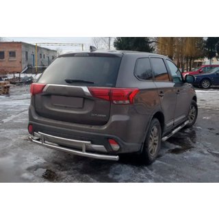 Barra Trasera AK004-2 (Acero Inoxidable) Mitsubishi Outlander 2012-2021 foto 1