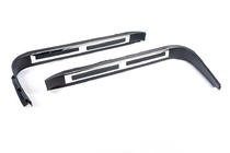 Toyota Land Cruiser 200 2007-2021 Umbrales de puerta de plastico con iluminacion (negro) foto 3