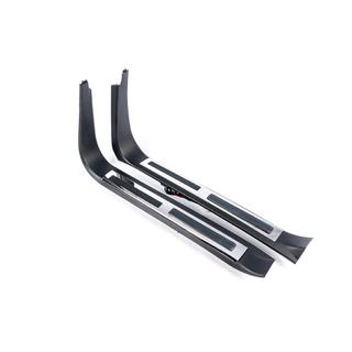 Umbrales de puerta de plastico con iluminacion (negro) Toyota Land Cruiser 200 2007-2021 foto 2