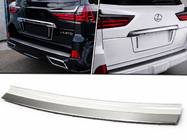Lexus LX570/450d 2008-2022 Inserto de parachoques trasero con cromo (2016+) foto 1