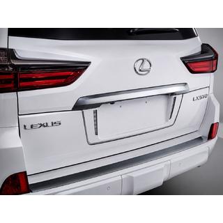 Inserto de parachoques trasero con cromo (2016+) Lexus LX570/450d 2008-2022 foto 2