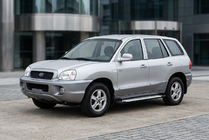 Hyundai Santa Fe 1 2000-2006 Estribos Laterales Allmond Grey (2 uds., Aluminio) foto 1