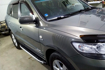 Hyundai Santa Fe 2 2006-2012 Estribos Laterales Fullmond (2 uds, aluminio) foto 3