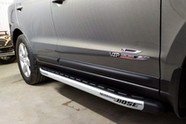 Hyundai Santa Fe 2 2006-2012 Estribos Laterales Fullmond (2 uds, aluminio) foto 12