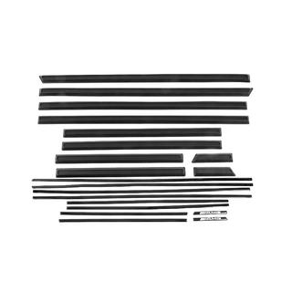 Molduras de puerta negras premontadas (diseño 2019)