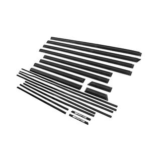 Molduras de puerta negras premontadas (diseño 2019) foto 4