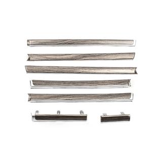 Inserciones de madera para puertas (madera oscura) Toyota Land Cruiser 200 2007-2021 foto 1