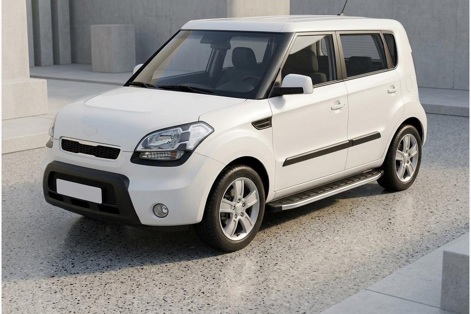 Kia Soul I 2008-2013 Estribos Laterales Fullmond (2 uds, aluminio) Image