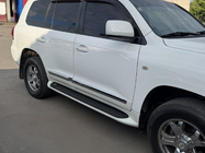Toyota Land Cruiser 200 2007-2021 Juego de Molduras de Puerta (2008-2016) Blanco foto 5