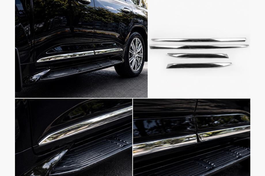Lexus LX570/450d 2008-2022 Molduras de Puerta (Diseño 2016+) Foto 1
