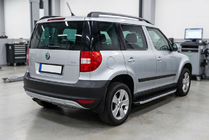 Skoda Yeti 2009-2017 Estribos laterales Fullmond (2 uds, aluminio) foto 1