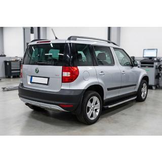 Estribos laterales Fullmond (2 uds, aluminio) Skoda Yeti 2009-2017 foto 1