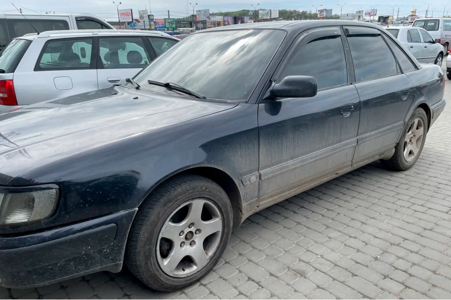 Audi 100 C4 1990-1994 Deflectores de viento para ventanas Sedan (4 uds, HIC) Image