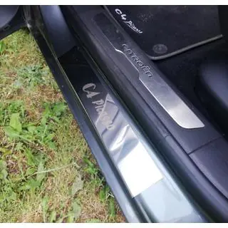 Protectores de umbral Carmos (4 uds., acero inoxidable) Citroen C-4 Picasso 2013–2022 foto 3