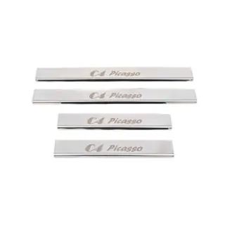 Protectores de umbral Carmos (4 uds., acero inoxidable) Citroen C-4 Picasso 2013–2022 foto 1