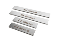 Citroen C-4 Aircross 2012-2017 Protecciones de umbral Carmos (4 uds, acero inoxidable) foto 2