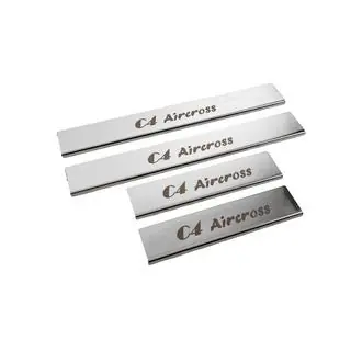 Protecciones de umbral Carmos (4 uds, acero inoxidable) Citroen C-4 Aircross 2012-2017 foto 3