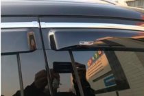 Audi Q7 2005-2015 Deflectores de ventana con moldura cromada (4 uds, HIC) foto 8