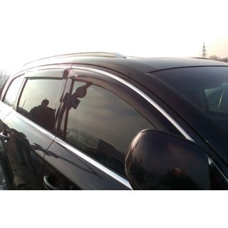 Deflectores de ventana con moldura cromada (4 uds, HIC) Audi Q7 2005-2015 foto 3