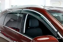 Audi Q7 2015–2026 Deflectores de ventana con moldura cromada (4 uds, HIC) foto 4