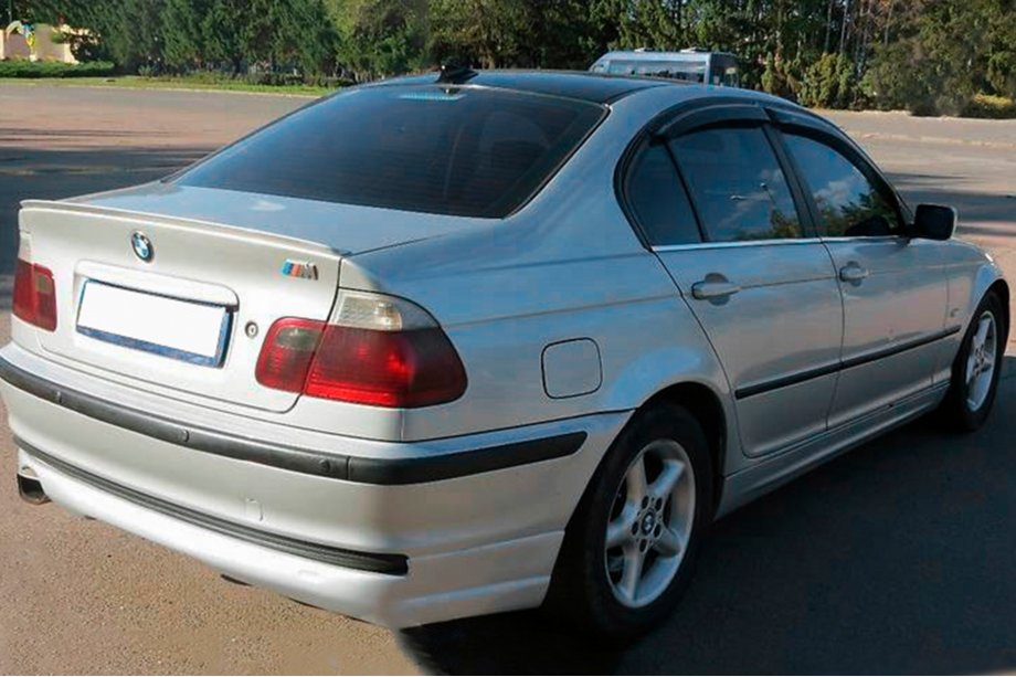 BMW 3 Series E46 1998-2006 Deflectores de Ventana SD (4 uds, HIC) Foto 1